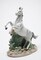 Ceramic White Stallion Horse Figurine, Home Décor, Gift for Her, Gift for Mom, Farmhouse Décor, Office Decor, Horse Lover Gift